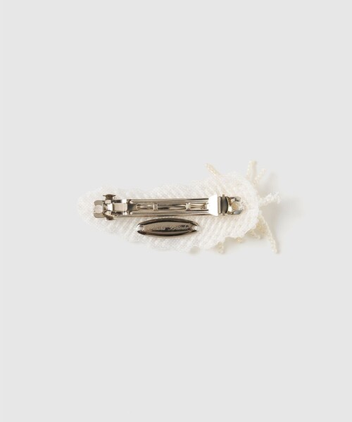 tanakadaisuke(タナカダイスケ)の「【tanakadaisuke/タナカダイスケ】feather beads barrette (left)/フェザービーズバレッタ(左側用)(バレッタ/ヘアクリップ・レディース・ホワイト・FREE)」の11枚目の写真