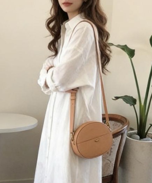 mielu（ミエル）の「ロングシャツゆるワンピース（シャツ/ブラウス・レディース・ブルー/ホワイト・LARGE/MEDIUM）」の12枚目の写真
