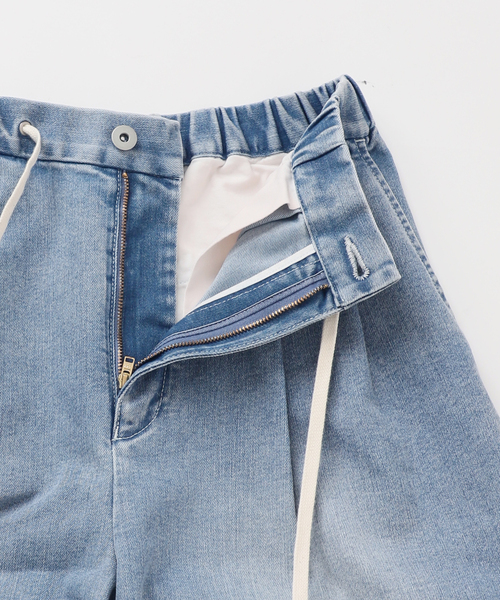 JOURNAL STANDARD（ジャーナルスタンダード）の「TuckEasyDENIM By COOLMAX(R)fabric（デニムパンツ・レディース・サックスブルー・36/38）」の3枚目の写真