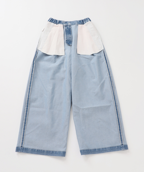 JOURNAL STANDARD（ジャーナルスタンダード）の「TuckEasyDENIM By COOLMAX(R)fabric（デニムパンツ・レディース・サックスブルー・36/38）」の4枚目の写真