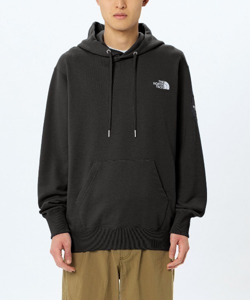 THE NORTH FACE(ザノースフェイス)の「THE NORTH FACE Square Logo Hoodie ザ ノース フェイス スクエアロゴフーディ(ユニセックス)(パーカー・メンズ・ブラック/グレー系その他/ネイビー系・X-LARGE/LARGE/MEDIUM/SMALL)」の4枚目の写真