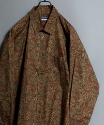 Made-in-Japan Oversized Paisley Shirt / 日本製 ペイズリービッグシャツ 総柄 長袖 メンズ 国産 コットン オーバーサイズ ビッグシルエット