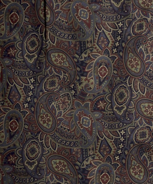 ANPAS（アンパス）の「Made-in-Japan Oversized Paisley Shirt / 日本製 ペイズリービッグシャツ 総柄 長袖 メンズ 国産 コットン オーバーサイズ ビッグシルエット（シャツ/ブラウス・メンズ・ブラック系/パープル系/グレー系/ブラウン系・L/M）」の19枚目の写真