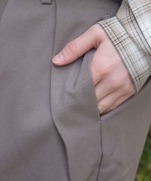 axes femme(アクシーズファム)の「裾レースストレートパンツ(その他パンツ・レディース・グレー/ブラック・MEDIUM/LARGE)」の6枚目の写真