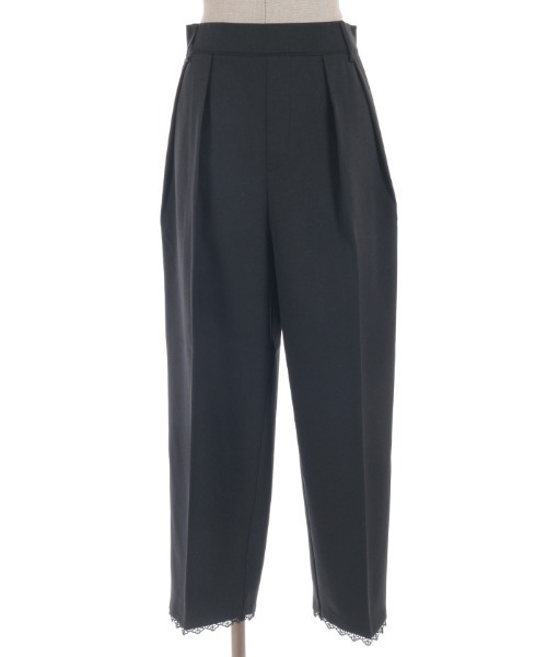 axes femme(アクシーズファム)の「裾レースストレートパンツ(その他パンツ・レディース・グレー/ブラック・MEDIUM/LARGE)」の9枚目の写真