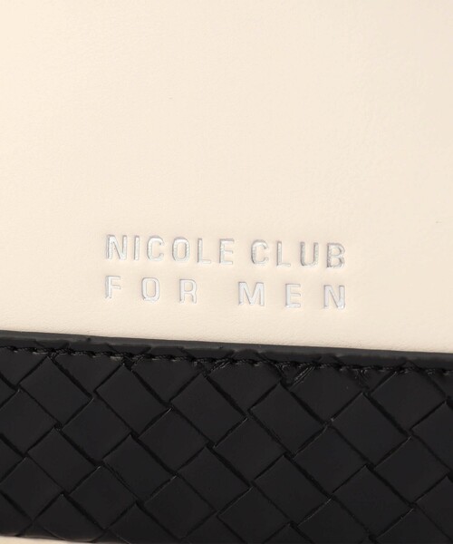 NICOLE CLUB FOR MEN(ニコルクラブフォーメン)の「トラペゾイド 2WAYミニショルダーバッグ(ショルダーバッグ・メンズ・ベージュ/ブラック・FREE)」の10枚目の写真