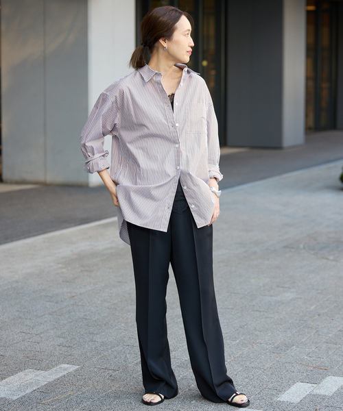 SLOBE IENA(スローブイエナ)の「SLOBE フラットサンダル(サンダル・レディース・ブラウン/ブラック・24.5cm/24cm/23.5cm/23cm/22.5cm/25cm)」の17枚目の写真