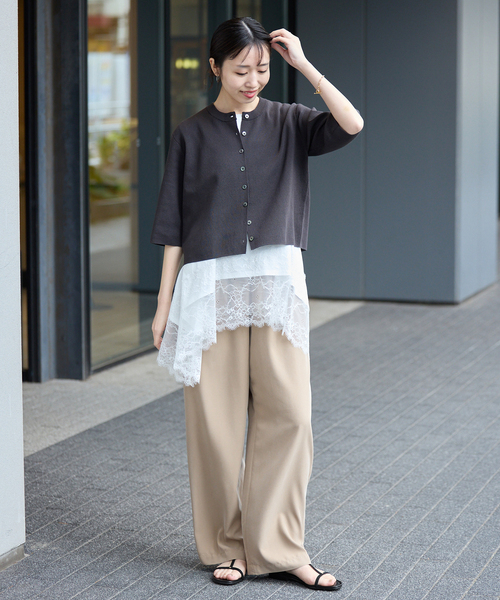 SLOBE IENA(スローブイエナ)の「SLOBE フラットサンダル(サンダル・レディース・ブラウン/ブラック・24.5cm/24cm/23.5cm/23cm/22.5cm/25cm)」の18枚目の写真