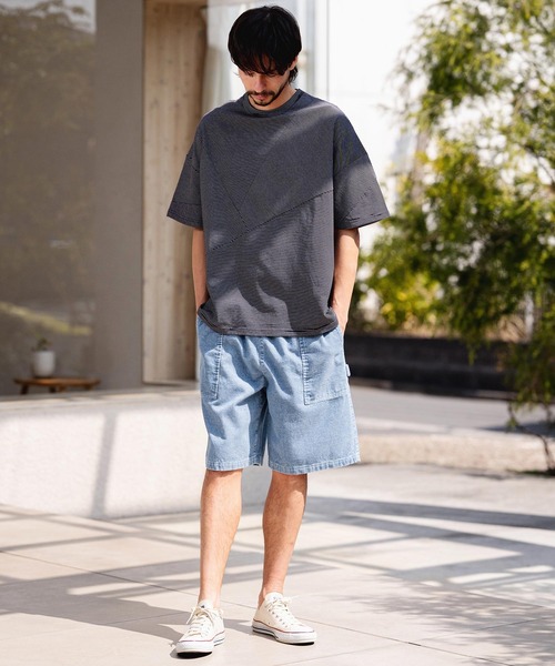 CAMBIO(カンビオ)の「mp14955-インディゴコーデュロイショートパンツ(26090CMY)(その他パンツ・メンズ・ネイビー/ライトブルー・S/M/L)」の20枚目の写真