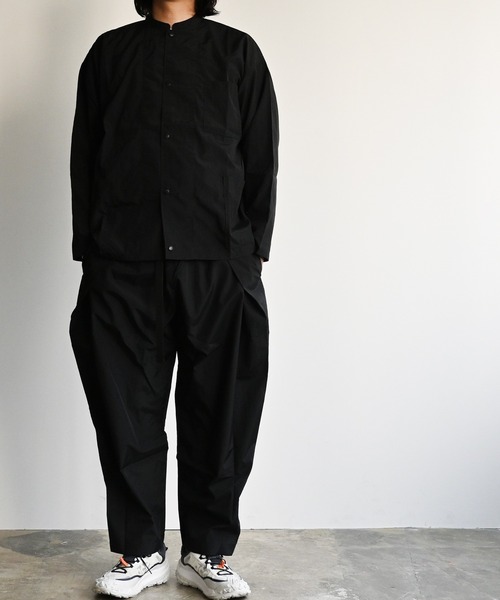 NoiR/ノアール（ノアール）の「NoiR:pocketable shirt（ナイロンジャケット・メンズ・ブラック・L/M）」の17枚目の写真