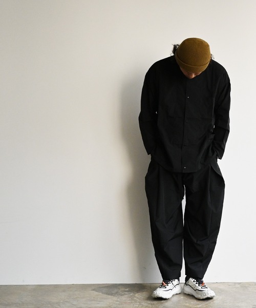 NoiR/ノアール（ノアール）の「NoiR:pocketable shirt（ナイロンジャケット・メンズ・ブラック・L/M）」の18枚目の写真