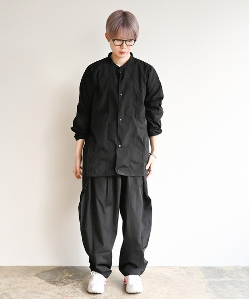 NoiR/ノアール（ノアール）の「NoiR:pocketable shirt（ナイロンジャケット・メンズ・ブラック・L/M）」の11枚目の写真