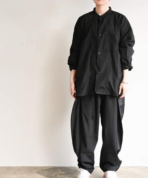 NoiR/ノアール（ノアール）の「NoiR:pocketable shirt（ナイロンジャケット・メンズ・ブラック・L/M）」の14枚目の写真