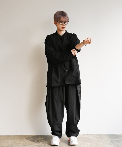 NoiR/ノアール（ノアール）の「NoiR:pocketable shirt（ナイロンジャケット・メンズ・ブラック・L/M）」の22枚目の写真