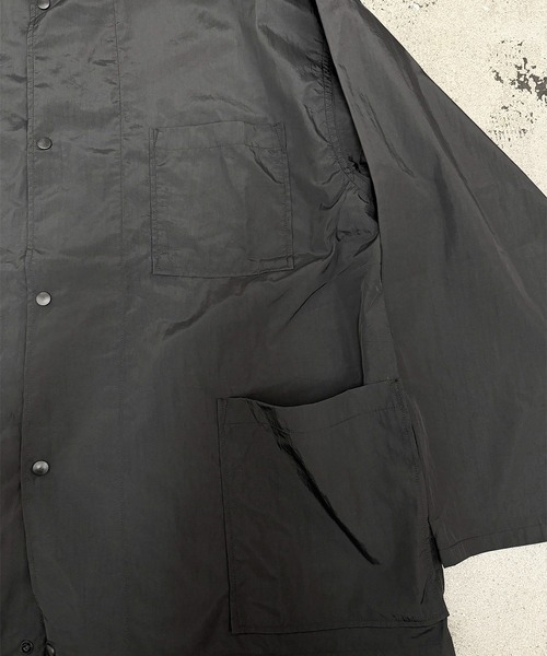 NoiR/ノアール（ノアール）の「NoiR:pocketable shirt（ナイロンジャケット・メンズ・ブラック・L/M）」の2枚目の写真