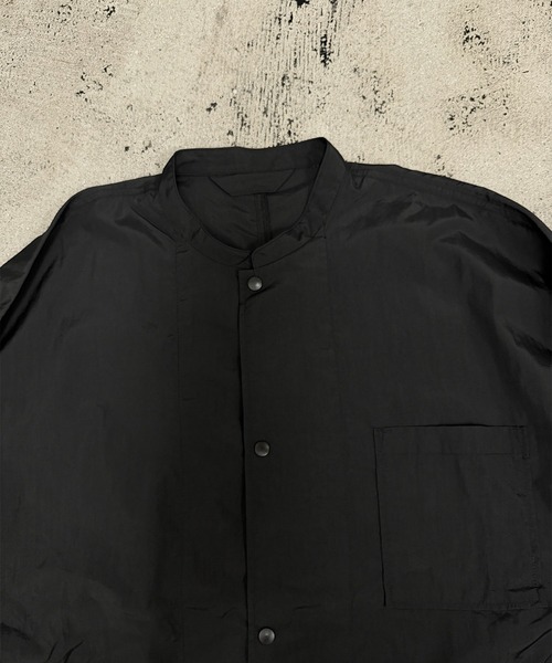 NoiR/ノアール（ノアール）の「NoiR:pocketable shirt（ナイロンジャケット・メンズ・ブラック・L/M）」の4枚目の写真