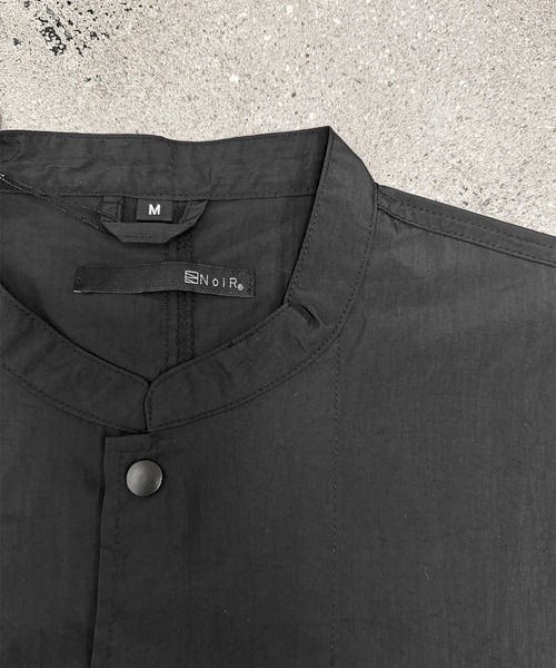 NoiR/ノアール（ノアール）の「NoiR:pocketable shirt（ナイロンジャケット・メンズ・ブラック・L/M）」の6枚目の写真