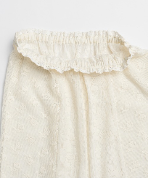 PRANK PROJECT(プランクプロジェクト)の「【2026Summer Pre-Order】クロスレースマキシスカート / Cross Lace Maxi Skirt(スカート・レディース・ホワイト/ブラック・36/38)」の7枚目の写真