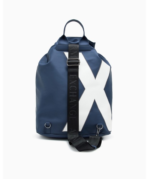 ARMANI EXCHANGE（アルマーニエクスチェンジ）の「【A|X アルマーニ エクスチェンジ】IA マキシロゴ マリン ビッグサック/ドラムバッグ（ドラムバッグ・メンズ・ダークネイビー・FREE）」の3枚目の写真