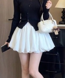 ハイウエストバルーンミニスカート