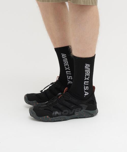 AVIREX(アヴィレックス)の「《AVIREX × INOV8》SANDAL / レコライト 190 UNI / アヴィレックス / イノヴェイト(サンダル・メンズ・ブラック・25.0cm/30.0cm/29.0cm/28.0cm/27.0cm/26.0cm)」の4枚目の写真