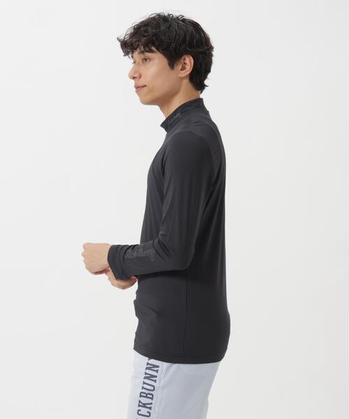 Jack Bunny!!(ジャックバニー)の「MEMORICH 長袖UVハイネックインナー(Tシャツ/カットソー・メンズ・ホワイト/ブラック・LARGE/X-LARGE/MEDIUM)」の3枚目の写真