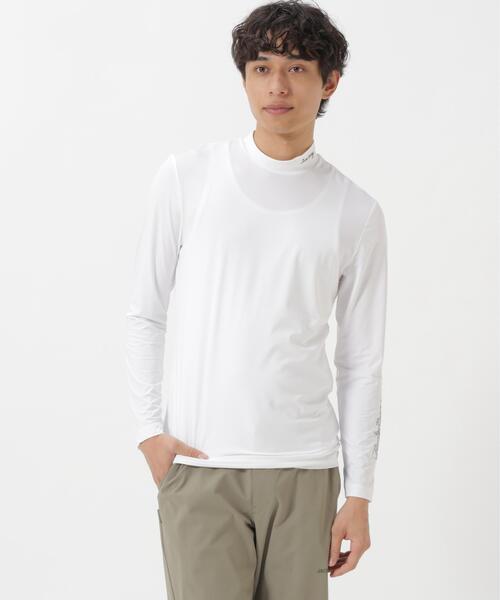 Jack Bunny!!(ジャックバニー)の「MEMORICH 長袖UVハイネックインナー(Tシャツ/カットソー・メンズ・ホワイト/ブラック・LARGE/X-LARGE/MEDIUM)」の10枚目の写真