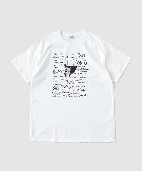 The DUFFER N NEPHEWS(ザ ダファーアンドネフューズ)の「The DUFFER N NEPHEWS(ザ・ダファー・アンド・ネフューズ) BOYS OWN Tシャツ(Tシャツ/カットソー・メンズ・ホワイト/ブラック・MEDIUM/LARGE)」の1枚目の写真