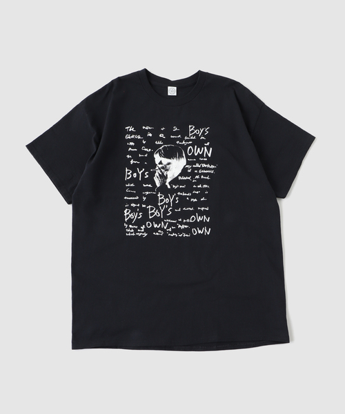 The DUFFER N NEPHEWS(ザ ダファーアンドネフューズ)の「The DUFFER N NEPHEWS(ザ・ダファー・アンド・ネフューズ) BOYS OWN Tシャツ(Tシャツ/カットソー・メンズ・ホワイト/ブラック・MEDIUM/LARGE)」の2枚目の写真
