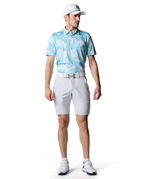 UNDER ARMOUR(アンダーアーマー)の「UAドライブ クール プロ プリント ポロ(ゴルフ/メンズ)(ポロシャツ・メンズ・ブルー系・L/M/XL/3XL/2XL/S)」の3枚目の写真
