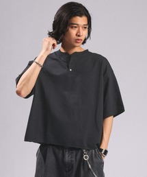 RAGEBLUE（レイジブルー）の「Pigment Henry Neck T-Shirt ピグメント加工 ヘンリーネックTシャツ（Tシャツ/カットソー）」