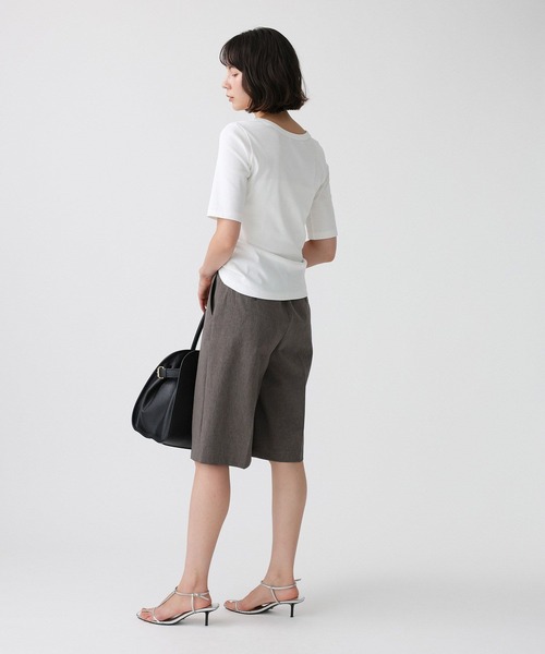 BABYLONE（バビロン）の「フライスT（Tシャツ/カットソー・レディース・ネイビー/ホワイト・フリー）」の9枚目の写真