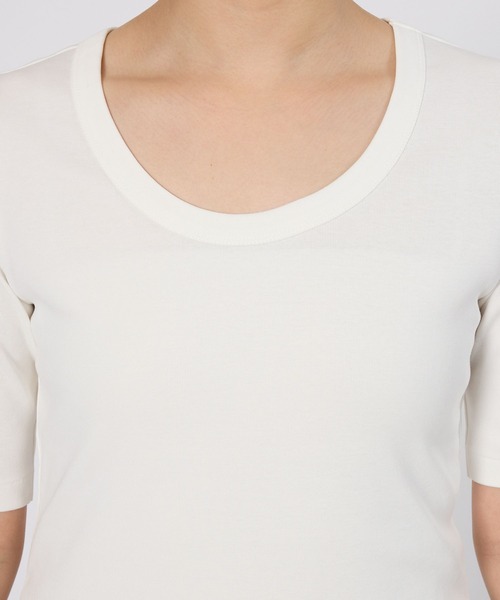 BABYLONE（バビロン）の「フライスT（Tシャツ/カットソー・レディース・ネイビー/ホワイト・フリー）」の21枚目の写真