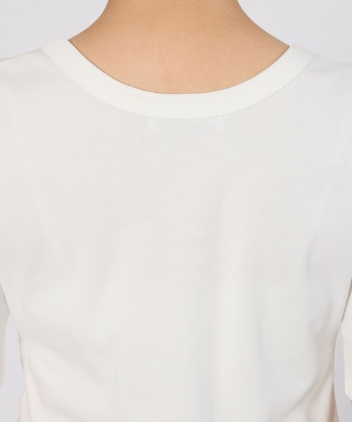 BABYLONE（バビロン）の「フライスT（Tシャツ/カットソー・レディース・ネイビー/ホワイト・フリー）」の22枚目の写真