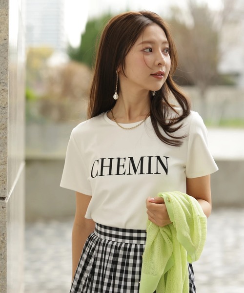 新品未使用 Apuweiser-riche Mサイズレーストリム刺繍ロゴTシャツ レーストリム刺繍ロゴTシャツ（Tシャツ/カットソー）｜Apuweiser