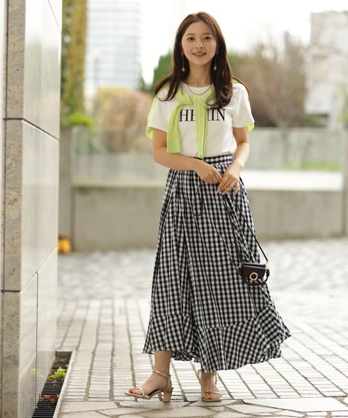 Apuweiser-riche(アプワイザーリッシェ)の「レーストリム刺繍ロゴTシャツ(Tシャツ/カットソー・レディース・ホワイト・2)」の18枚目の写真
