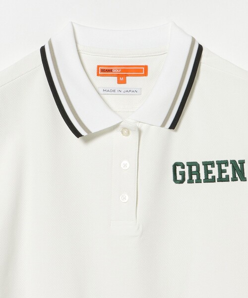 BEAMS GOLF(ビームスゴルフ)の「ORANGE LABEL / 襟ライン配色 ポロシャツ(吸水速乾・UVカット)(ポロシャツ・レディース・ホワイト/ネイビー/グリーン・M/S/L)」の12枚目の写真