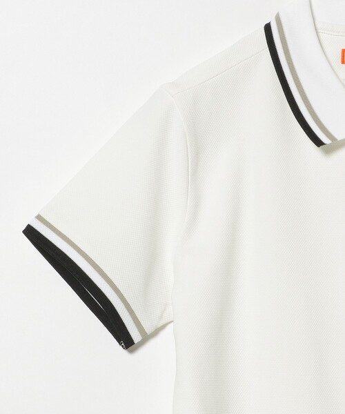 BEAMS GOLF(ビームスゴルフ)の「ORANGE LABEL / 襟ライン配色 ポロシャツ(吸水速乾・UVカット)(ポロシャツ・レディース・ホワイト/ネイビー/グリーン・M/S/L)」の13枚目の写真