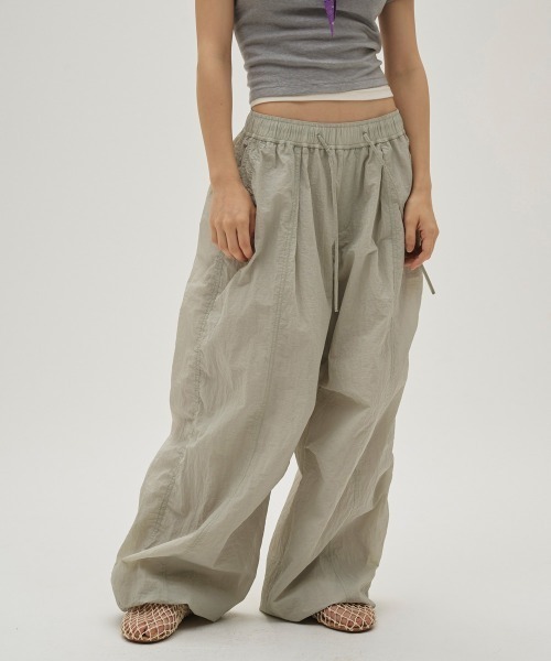 TODAYFUL（トゥデイフル）の「Nylon Ripstop Pants（その他パンツ・レディース・インディゴブルー/セージグリーン/クリーム・38inch/36inch）」の3枚目の写真