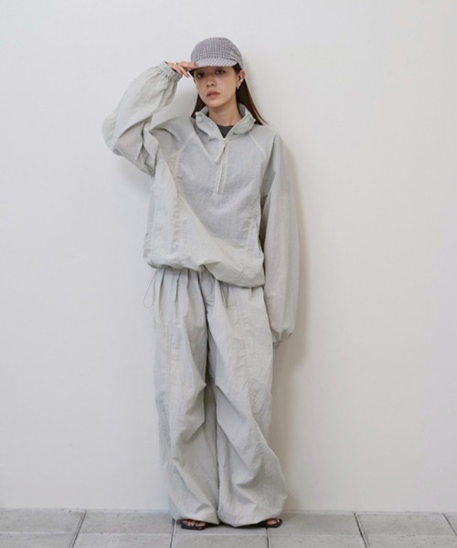 TODAYFUL（トゥデイフル）の「Nylon Ripstop Pants（その他パンツ・レディース・インディゴブルー/セージグリーン/クリーム・38inch/36inch）」の10枚目の写真