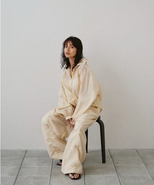 TODAYFUL（トゥデイフル）の「Nylon Ripstop Pants（その他パンツ・レディース・インディゴブルー/セージグリーン/クリーム・38inch/36inch）」の11枚目の写真