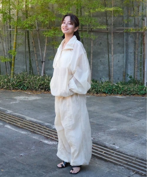 TODAYFUL（トゥデイフル）の「Nylon Ripstop Pants（その他パンツ・レディース・インディゴブルー/セージグリーン/クリーム・38inch/36inch）」の12枚目の写真