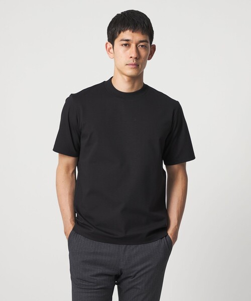 UNITED ARROWS(ユナイテッドアローズ)の「ポンチ Tシャツ UA COZY 抗菌防臭 接触冷感(Tシャツ/カットソー・メンズ・ホワイト/ブラック/ブラウン系/ライトグレー・M/S/L/XL)」の9枚目の写真