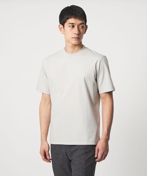 UNITED ARROWS(ユナイテッドアローズ)の「ポンチ Tシャツ UA COZY 抗菌防臭 接触冷感(Tシャツ/カットソー・メンズ・ホワイト/ブラック/ブラウン系/ライトグレー・M/S/L/XL)」の12枚目の写真