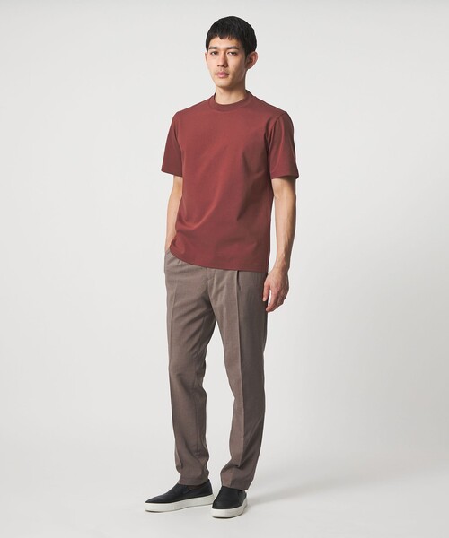 UNITED ARROWS(ユナイテッドアローズ)の「ポンチ Tシャツ UA COZY 抗菌防臭 接触冷感(Tシャツ/カットソー・メンズ・ホワイト/ブラック/ブラウン系/ライトグレー・M/S/L/XL)」の17枚目の写真