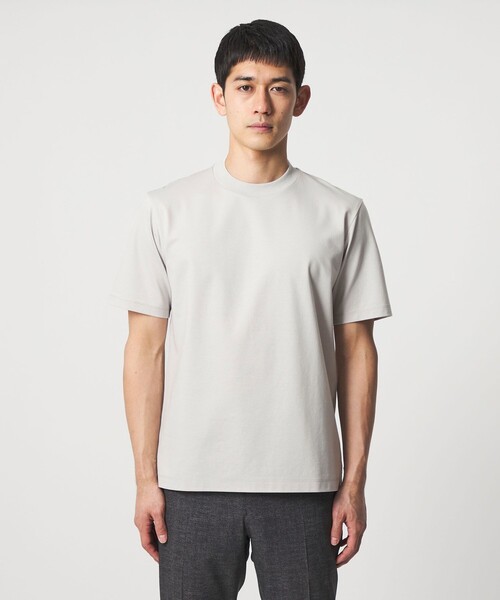 UNITED ARROWS(ユナイテッドアローズ)の「ポンチ Tシャツ UA COZY 抗菌防臭 接触冷感(Tシャツ/カットソー・メンズ・ホワイト/ブラック/ブラウン系/ライトグレー・M/S/L/XL)」の18枚目の写真
