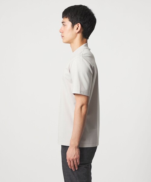 UNITED ARROWS(ユナイテッドアローズ)の「ポンチ Tシャツ UA COZY 抗菌防臭 接触冷感(Tシャツ/カットソー・メンズ・ホワイト/ブラック/ブラウン系/ライトグレー・M/S/L/XL)」の19枚目の写真