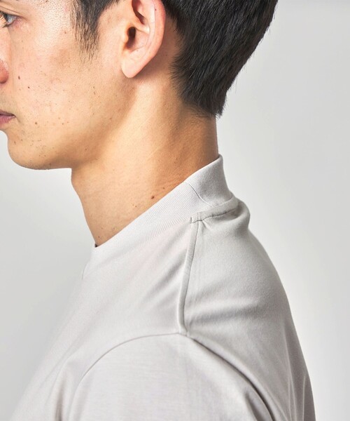 UNITED ARROWS(ユナイテッドアローズ)の「ポンチ Tシャツ UA COZY 抗菌防臭 接触冷感(Tシャツ/カットソー・メンズ・ホワイト/ブラック/ブラウン系/ライトグレー・M/S/L/XL)」の21枚目の写真