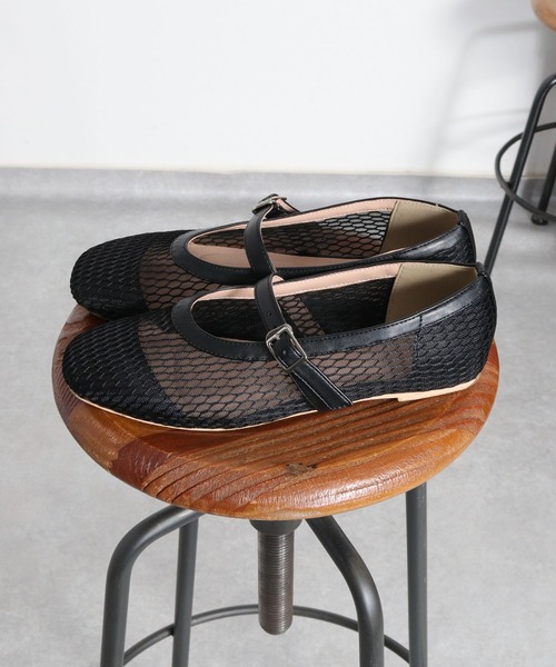 cepo(セポ)の「メッシュストラップパンプス(パンプス・レディース・ブラック・M/L)」の3枚目の写真