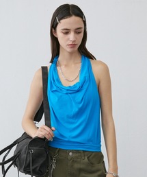 Drape Soft Cup-in Halter Top / ドレープソフトカップインホルタートップス